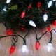 thumbnail image 4 of Cadena de luces Brizled, 16,5 pies, 25 LED, C9, rojas y blancas, impermeables, 4 of 7