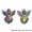 Angel, variant on 20x Rainbow Insects Charms Multicolor Skull Corss Star Butterfly Pendants-Moon #01