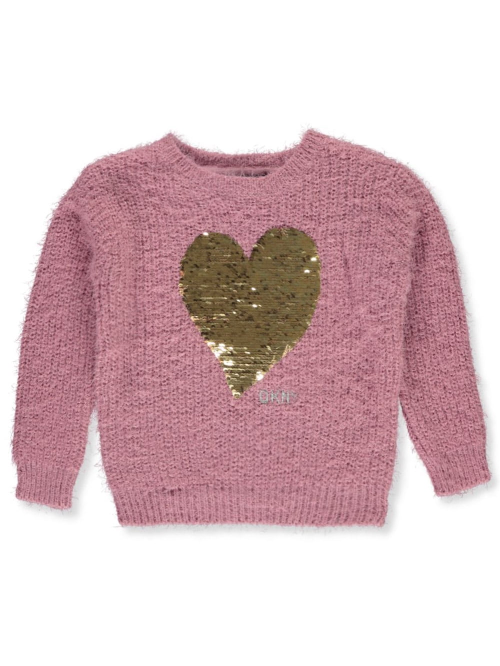 sequin heart sweater