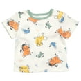 thumbnail image 5 of Disney Lion King Simba Timon Pumbaa Infant Baby Boys French Terry Short Overalls T-Shirt and Hat 3 Piece Outfit Set Newborn to Infant, 5 of 5