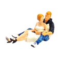 thumbnail image 3 of Figuras de pareja de resina a escala 1/64, tren, ferrocarril, micropaisaje, adorno de escritorio Blanco Estilo B, 3 of 9