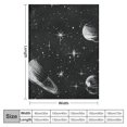 thumbnail image 4 of Orinice Stars Planets Space Art Warm Lightweight Blanket Soft Fleece Throw Blanket for Living Rooms Sofa Decor All Seasons Gifts - Long-lasting Blanket 40x50in, 4 of 6