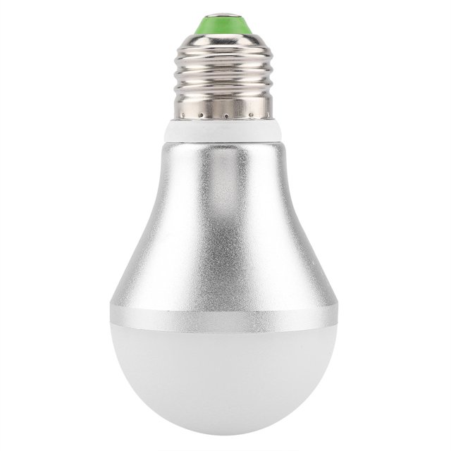 Bombilla LED E27 de 5 W con sensor automático, control de luz, 6500 K, CA 85-265 V