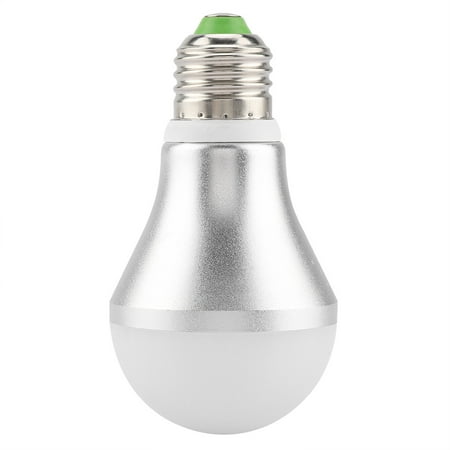 

E27 5W LED Automatic Sensor LED Light Control Bulb Lamp 6500K AC85-265V