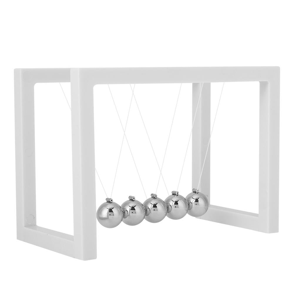 Greensen Solid Metal Physics Science Pendulum Ball Home Office