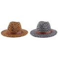 thumbnail image 4 of Seyurigaoka Women Winter Velvet Leopard Leather Buckle Warm Windproof Hat, 4 of 8