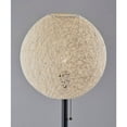 thumbnail image 6 of Adesso Havana 68" Dark Bronze Floor Lamp with Off-White Paper Rattan Globe Shade, 6 of 10
