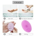 thumbnail image 5 of Artrylin Face Scrubber,Soft Silicone Facial Cleansing Brush Pad Exfoliator Scrub Scrubby for Massage Pore Blackhead Removing Exfoliating-Unique Cool Fun best gift for Girl Women（3 Pack Random Color）, 5 of 11