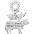 thumbnail image 1 of ExquisiteBBQ Gift Men Grilling Party for Husband Meat Temperature Guide,Grilling Temperature Magnet Refrigerator Fridge Magnet, 1 of 4