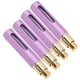 thumbnail image 4 of Mini Botellas de Atomizador de Perfume, 4 Piezas de Vidrio de 10 Ml, Botella de Perfume de Prensa Vacía, Recargable, Portátil(Púrpura) Amonsee No, 4 of 6