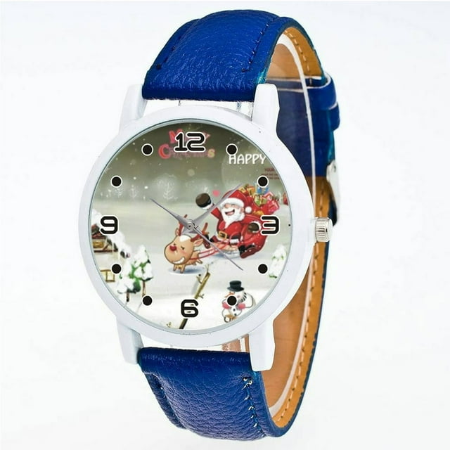 Christmas Gifts Children Color Fashion Watch Silicone Strap Wrist Watch