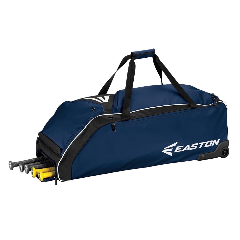 EASTON E610W Bat & Equipment Baseball / Softball Wheeled Bag, Navy