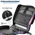 thumbnail image 4 of FORMRS Zipper Binder with Shoulder Strap 2-inch Ring 500 Sheet Capacity File Bag, Green Night Deer, 4 of 5