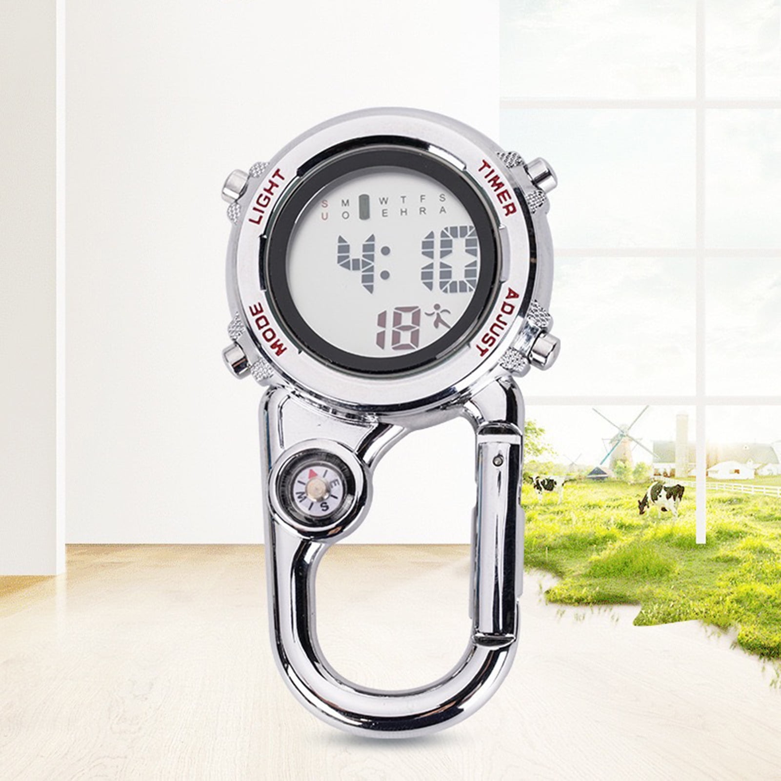 Digital Carabiner Watch Anti-oxidation Shock Resistance Anti