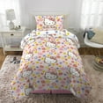 thumbnail image 2 of Hello Kitty Kids Queen Bed in a Bag, 6Pc Bedding Set, Comforter and Sheets with Bonus Tote, 2 of 8