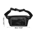 thumbnail image 4 of Unique Bargains 1 Pc Durable Running Belt One-knife Sports Waist Bag for Sports Black, 4 of 6