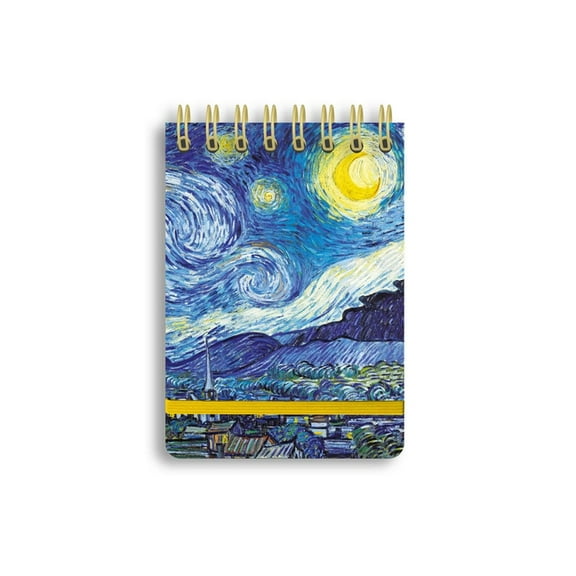 Flame Tree Spiral Pocket Notebooks Vincent Van Gogh: The Starry Night (Spiral Bound Pocket Notebook), (Paperback)
