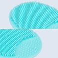 thumbnail image 3 of 4 Pack Face Scrubber,Soft Silicone Facial Cleansing Brush Face Exfoliator Blackhead Acne Pore Pad Cradle Cap Face Wash Brush for Deep Cleaning Skin Care, 3 of 8