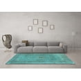 thumbnail image 3 of Ahgly Company Indoor Round Persian Light Blue Traditional Area Rugs, 6' Round, 3 of 4