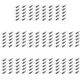 thumbnail image 1 of Tornillo Autorroscante Cruzado 20 Piezas Con Soporte Partición Tablero Gabinete Goma, 1 of 2
