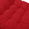 thumbnail image 2 of Namzi 1pc Soft Chair Seat Pad Dining Chair Cushion 15.8 x 15.8 Zipper Design Hang Rope Design Indoor Outdoor Seat Cushion (Red), 2 of 4