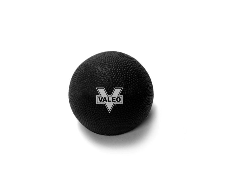 Valeo Black Textured Rubber Squeeze 1 Pound Ball With Comfortable Grip