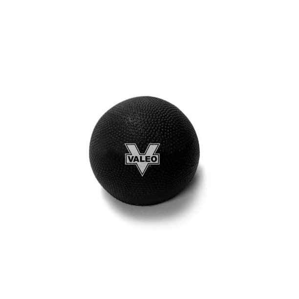 Valeo Black Textured Rubber Squeeze 1 Pound Ball With Comfortable Grip