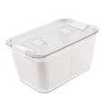 thumbnail image 4 of Caja de almacenamiento para refrigerador Strade Fareast Limited Contenedor de almacenamiento multiusos con 2 compartimentos, 4 of 8