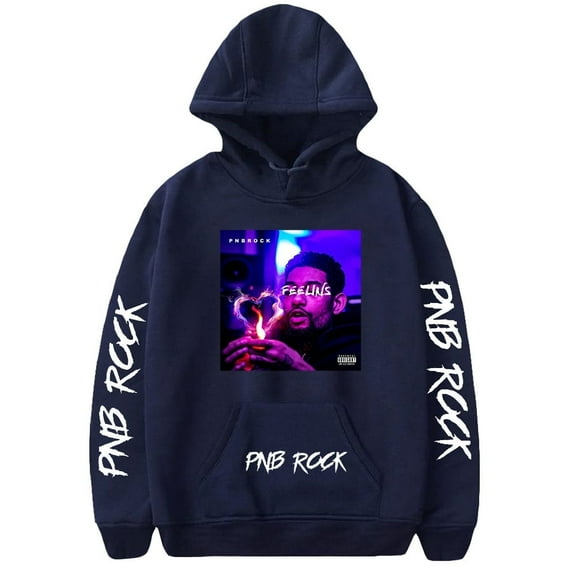 PnB Rock Hoodie Merch Long Sleeve Sweatshirt Unisex Long Sleeve Pullover Sports Tops