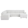 thumbnail image 5 of Trilenars Oversized Sectional Sofa Set L-Shaped/U-Shaped Convertible Sofa Couch With Storage Ottoman For Home Office (Left Hand Facing), 5 of 7