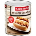 Chefmate Hot Dog Chili Sauce with Meat, 108 Oz Can