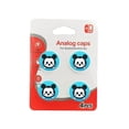thumbnail image 1 of 4pcs cute thumb grip covers for Nintendo Switch/Lite/OLED, Joy-Stick button covers, ergonomic cap for NS controllers Joy-Cons (Blue), 1 of 3