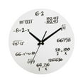 thumbnail image 4 of Reloj de pared con espejo que no hace tictac, fácil instalación, decoración de pared, espejo acrílico redondo para baño, sala de estar, cocina y hogar Blanco 6.2 Macarena reloj de pared, 4 of 8