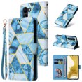 thumbnail image 1 of Compatible with Samsung Galaxy S23 Plus 5G Premium Vintage PU Leather Magnetic Closure Case with Strap Flip Cover, 1 of 5