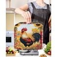 thumbnail image 2 of Retro Rooster Stand Mixer Dust Cover with Storage Pocket & Handles, Yellow Sunflower Red Plaid Farmhouse Fits All Tilt Head & Bowl Lift Kitchen Appliance Cover Organizer Bag Accessories, 4.5-5 Quart, 2 of 6