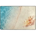 thumbnail image 4 of Dreamtimes Unique Seashell Conch Area Rug, 36"x24" Summer Seaside Beach Non-Slip Washable Indoor Door Mat, Absorbent Floor Mat for Bedroom Kitchen Entryway Bathroom, 4 of 7