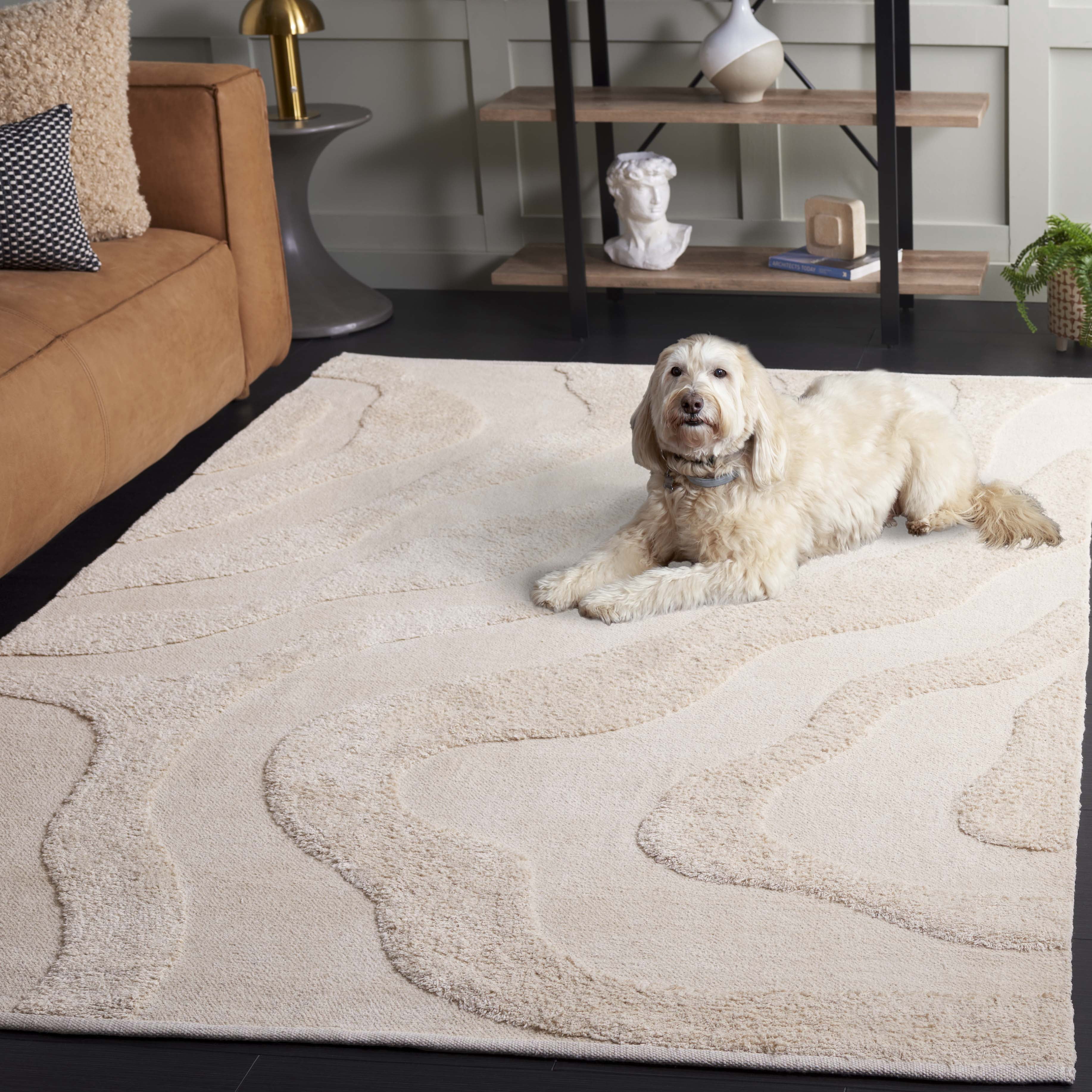 Safavieh Easy Care Lyla Geometric Area Rug, Ivory, 3' x 5'