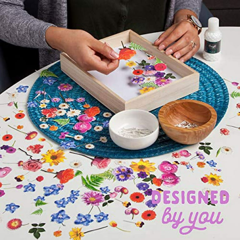 Craft-tastic - Design Your Own Flower Art Canvas - Craft Kit - Arrange  Paper Flowers & Pre-Cut Designs to Create Personalized Art 