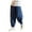 Navy Blue, variant on Men's Nylon Spandex Patchwork Sports Pants - Adjustable Waist, Standard Fit - Day Activities - Sizes L-XXXXXL