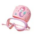 thumbnail image 2 of Gafas de natación para niños DYNWAVEMX con gorro de natación rosa morado, 2 of 8