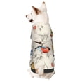 thumbnail image 1 of Fotbe Little Birds Sudadera con Estampado para Perros Pequeños – Suéter con Capucha para Mascotas, Tela Suave de Forro Polar con Bolsillo-Small, 1 of 7