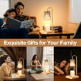 thumbnail image 6 of Behome Candle Warmer Lamp with Timer & Dimmer, Wax Melt Warmer with 2 Bulbs for Jar Candles, Home Decoration Gifts for Women, Gold, 6 of 7