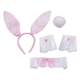 thumbnail image 3 of Rabbit Ears Headbands Tail Rabbit Ears Hair Hoop Rabbit Cosplays Set for Easter, 3 of 13