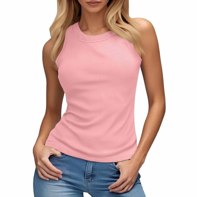 Débardeurs pour Femmes, Soutien-Gorge Extensible Confortable, Débardeurs Basiques Doux pour l'Été