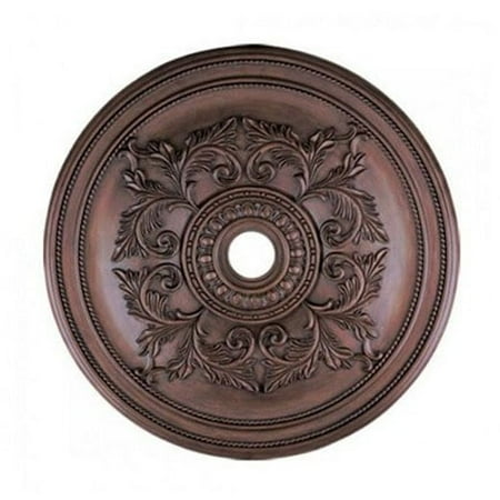 8210-58-Livex Lighting-Versailles - Ceiling Medallion in Style - 30.5 Inches wide by 1.5 Inches high-Imperial Bronze Finish