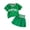 X001 Green, variant on Kaprioy Cheer Outfits for Girls Toddler Baby Girl Cheerleader Outfit Shirt Tops Skirt Set Cheer Uniform Outfit Cheerleading Clothes