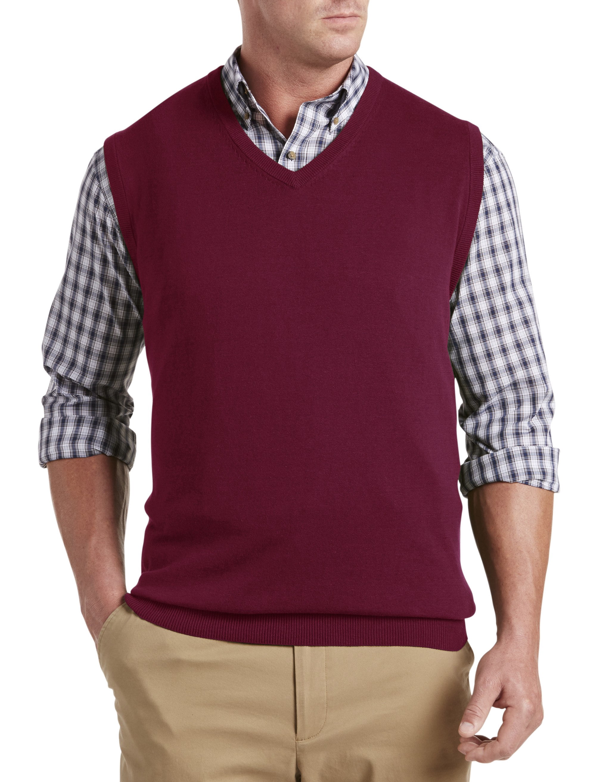 Harbor Bay by DXL Big and Tall Men's V 
