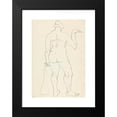 thumbnail image 2 of Henri Gaudier-Brzeska 11x14 Black Modern Framed Museum Art Print Titled - Standing Female Figure 2 (1910 - 1915), 2 of 5