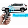 thumbnail image 6 of Key Fob Cover Compatible with Mitsubishi Lancer Eclipse Spyder Endeavor Galant Mirage Outlander Sport 2007-2015 3 Button TPU Carbon Fiber Keychain Case Holder Protector,3 Buttons Silver White, 6 of 6
