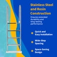 thumbnail image 7 of Blue Wave Premium Stainless Steel In-Pool Ladder for Above Ground Pools, 7 of 7